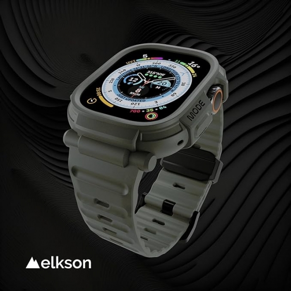 elkson Quattro Pro Apple Watch Ultra 2. Nesil Klf -Green