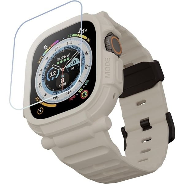 elkson Quattro Pro Apple Watch Ultra 2. Nesil Klf -Starlight