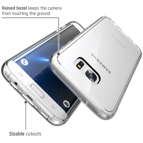 i-Blason Samsung Galaxy S7 Edge Halo Serisi effaf Klf-Clear 