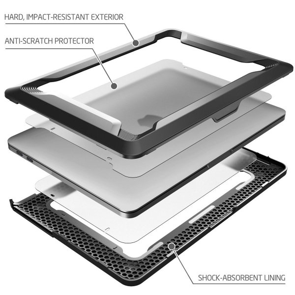 i-Blason Apple Macbook Pro 15 Bumper Klf-Black