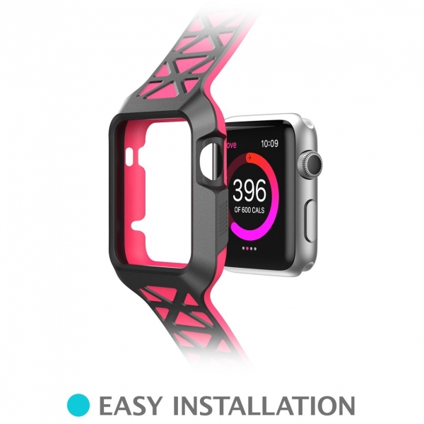 i-Blason Apple Watch 2 Unity Seri Bumper Klf (42 mm)-Pink