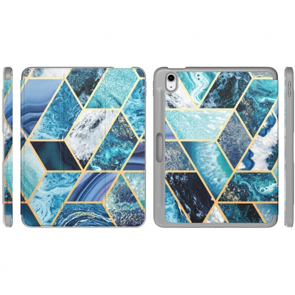 i-Blason Apple iPad Air 4 Cosmo Serisi Klf (10.9 in)-Ocean