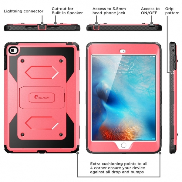 i-Blason Apple iPad Mini 4 Armorbox Klf-Pink