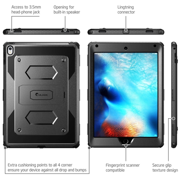 i-Blason Apple iPad Pro 9.7 Armorbox Klf-Black