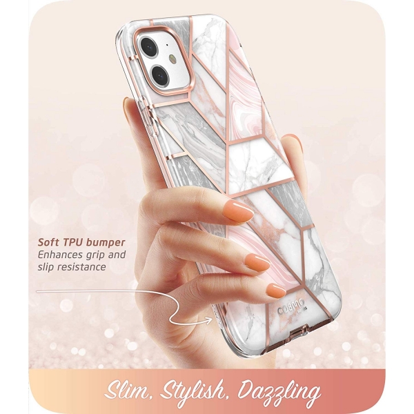 i-Blason Apple iPhone 11 Cosmo Serisi Klf-Marble