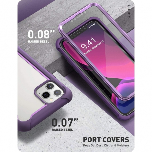 i-Blason Apple iPhone 11 Pro Max Ares Serisi Klf-Purple