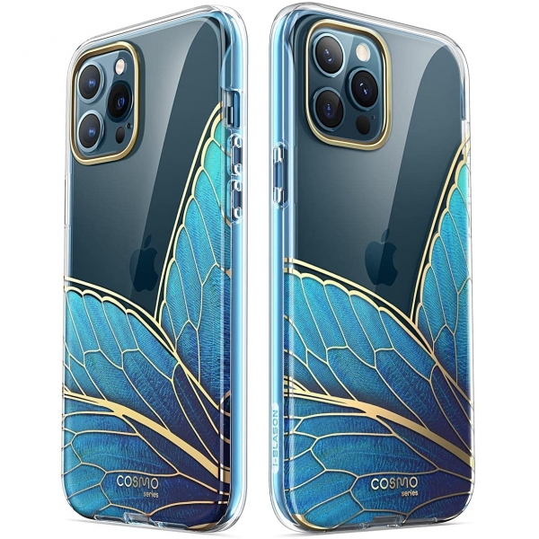 i-Blason Apple iPhone 12 Pro Max Cosmo Klf-Butterfly