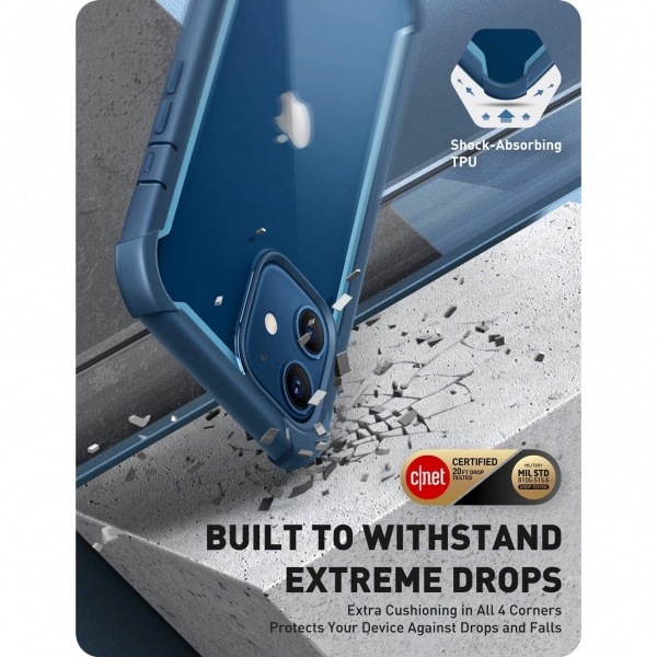 i-Blason Apple iPhone 12 Ares Serisi Klf-Blue