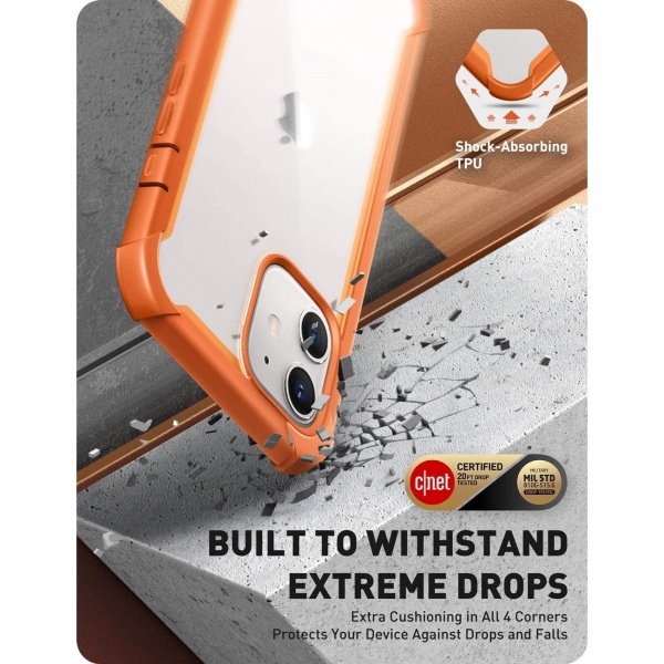 i-Blason Apple iPhone 12 Ares Serisi Klf-Orange