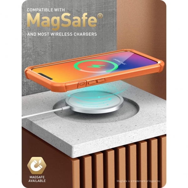 i-Blason Apple iPhone 12 Ares Serisi Klf-Orange