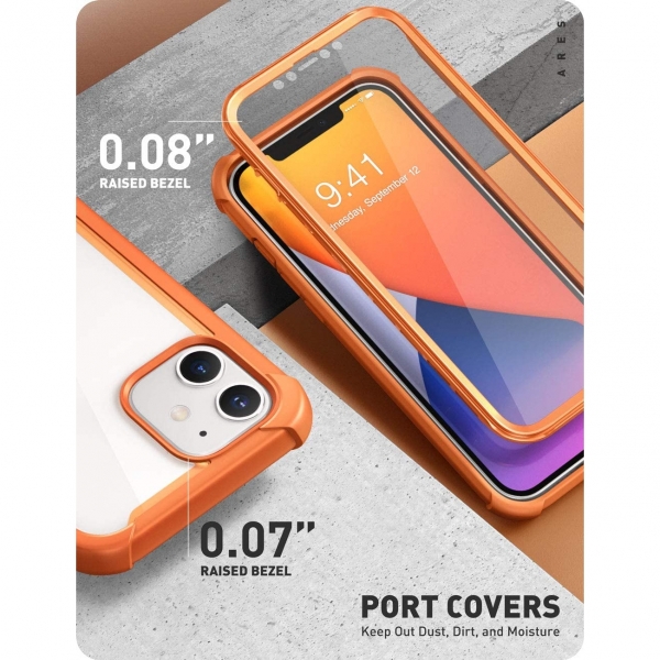 i-Blason Apple iPhone 12 Ares Serisi Klf-Orange