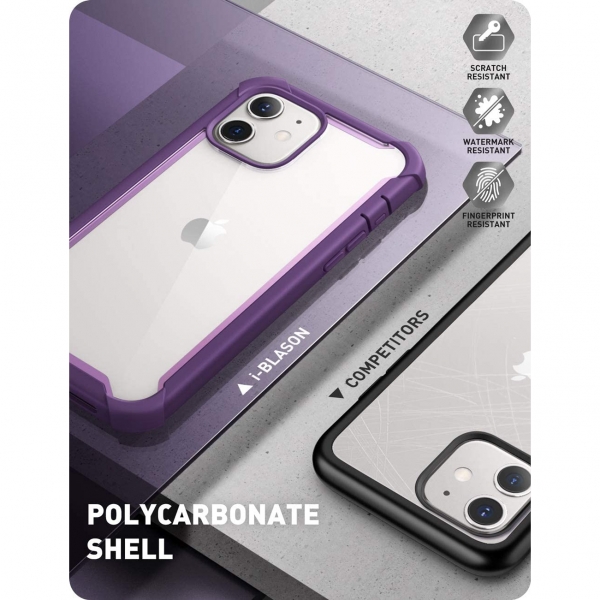 i-Blason Apple iPhone 12 Ares Serisi Klf-Purple
