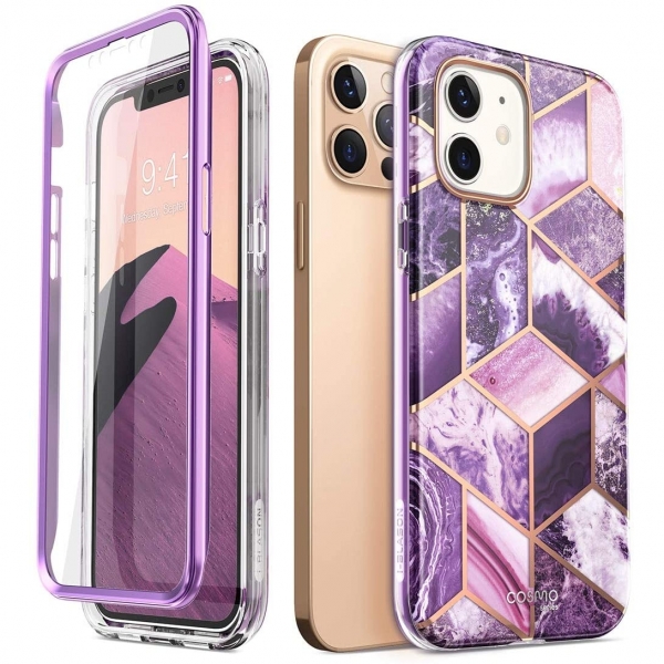 i-Blason Apple iPhone 12 Cosmo Serisi Klf-Ameth