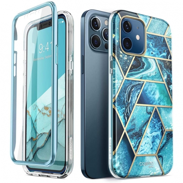 i-Blason Apple iPhone 12 Cosmo Serisi Klf-Ocean