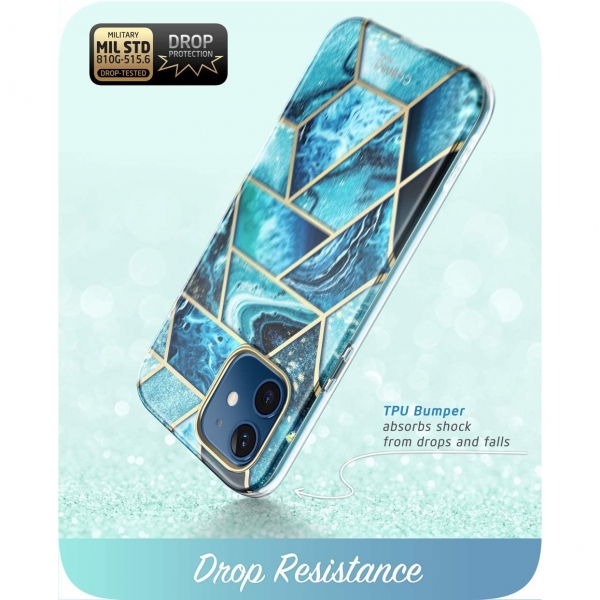 i-Blason Apple iPhone 12 Cosmo Serisi Klf-Ocean