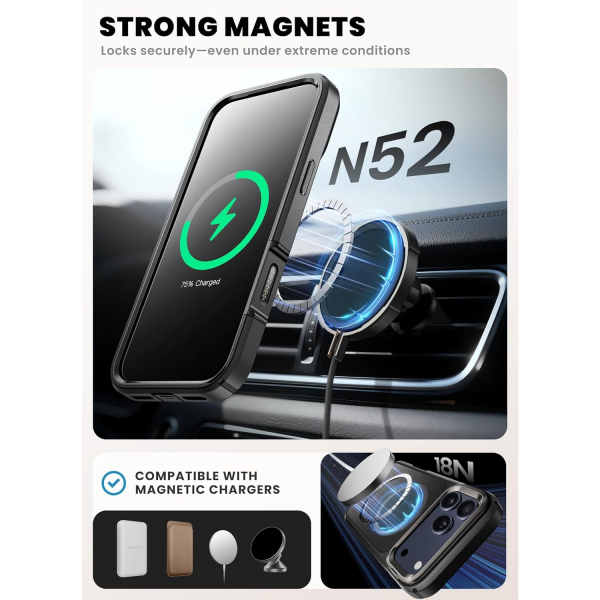 i-Blason Apple iPhone 17 Pro Max Ares Klf-Black
