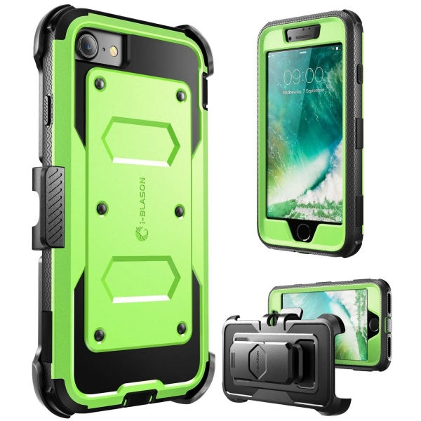 i-Blason iPhone 7 ArmorBox Serisi Klf-Green