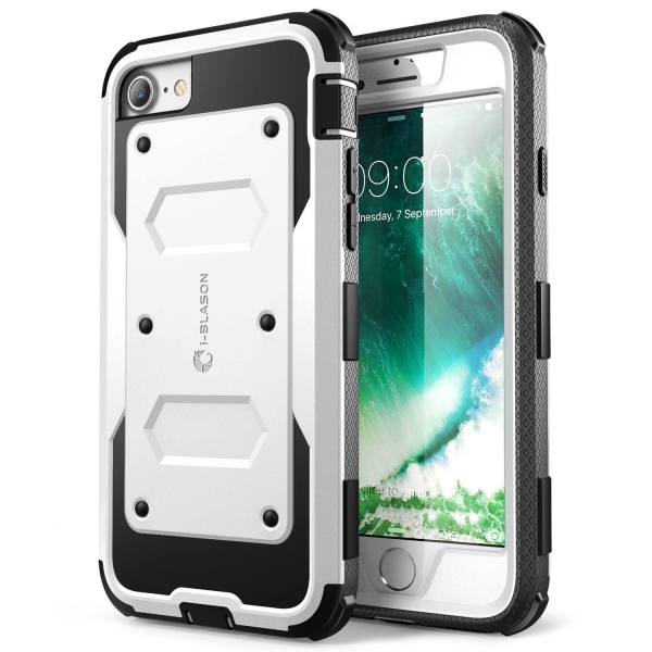 i-Blason iPhone 7 ArmorBox Serisi Klf-White