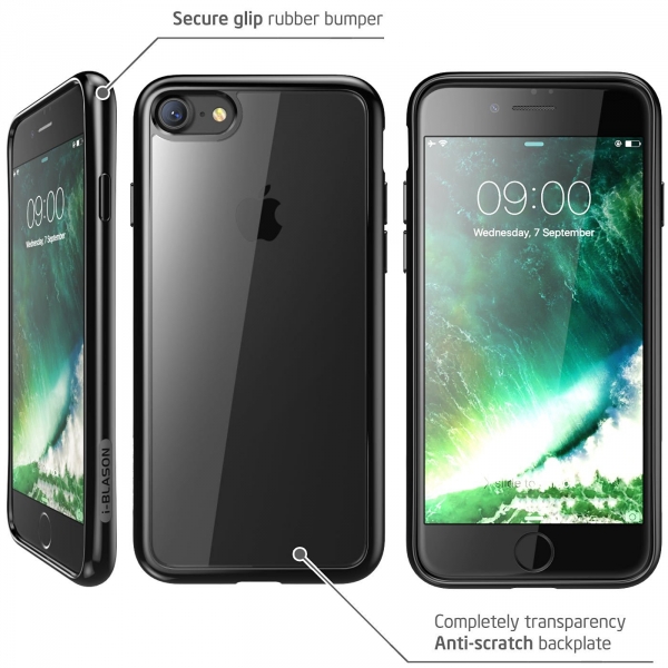 i-Blason Apple iPhone 7 Halo Serisi Klf-Black