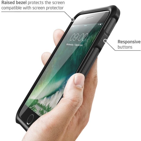 i-Blason Apple iPhone 7 Hybrid TPU Klf-Black