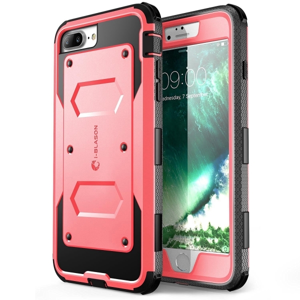 i-Blason iPhone 7 Plus ArmorBox Serisi Klf-Pink