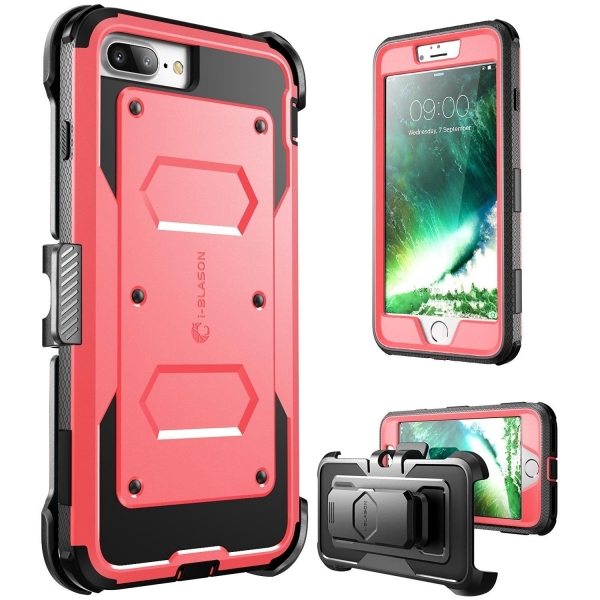 i-Blason iPhone 7 Plus ArmorBox Serisi Klf-Pink