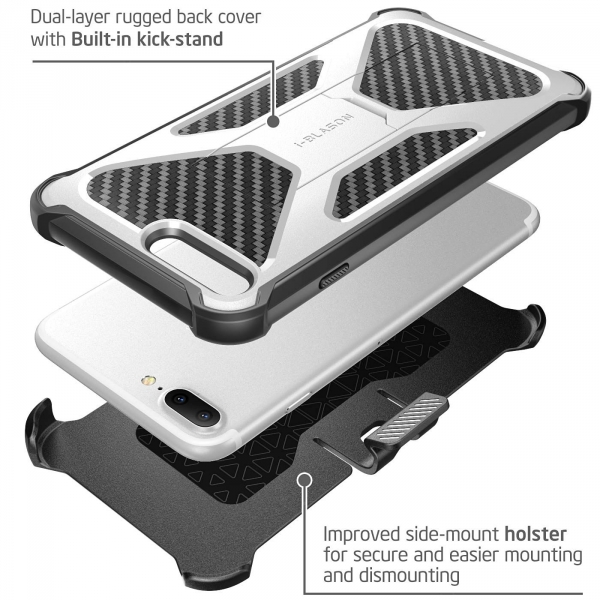 i-Blason iPhone 7 Plus Transformer Serisi K�l�f-White