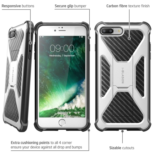 i-Blason iPhone 7 Plus Transformer Serisi K�l�f-White