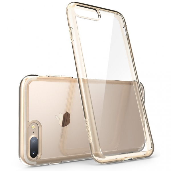 i-Blason iPhone 7 Plus Halo Serisi Klf-Clear-Gold