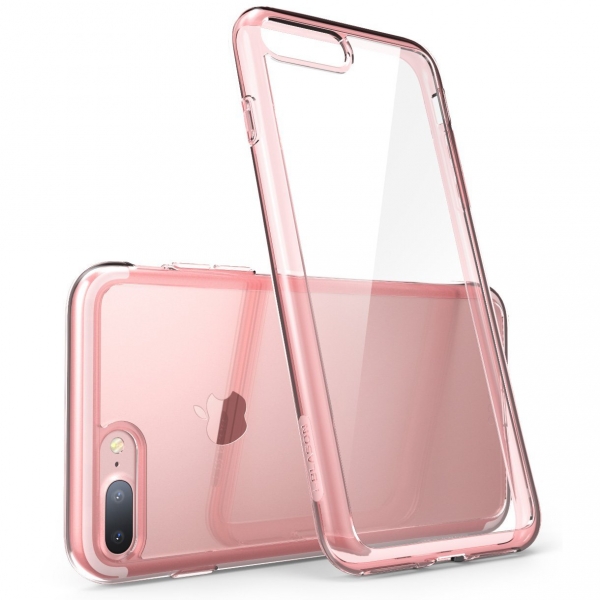 i-Blason iPhone 7 Plus Halo Serisi Klf-Clear-Rose Gold