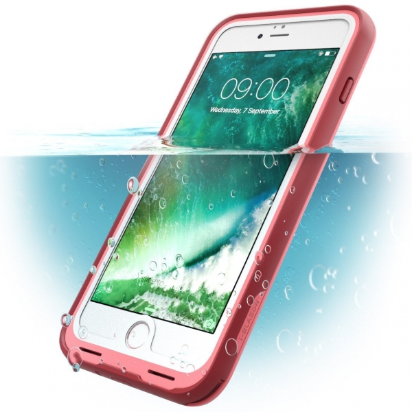 i-Blason iPhone 7 Plus Rugged Su Geirmez Klf-Pink