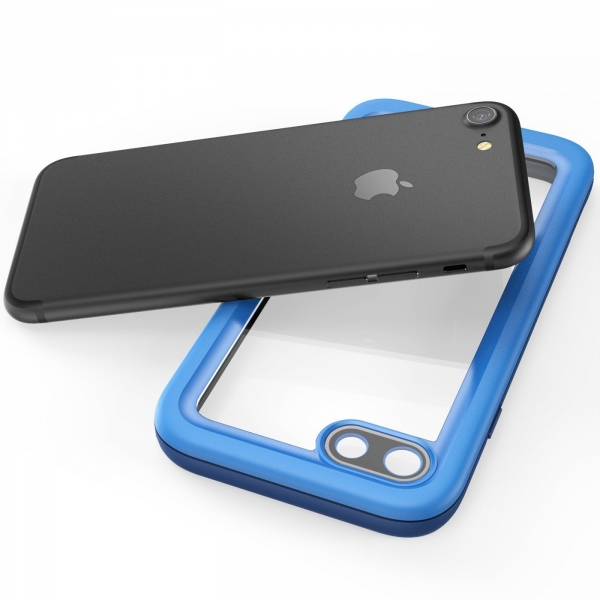 i-Blason Apple iPhone 7 Rugged Su Geirmez Klf-Blue