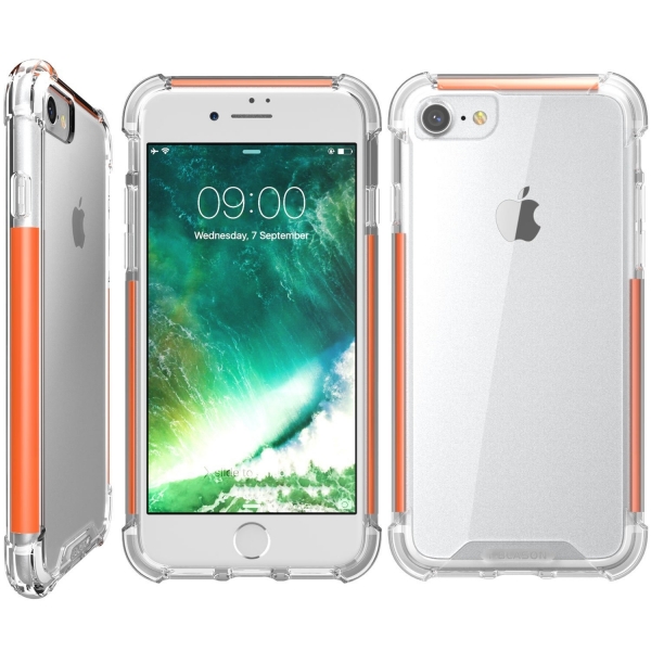 i-Blason Apple iPhone 8 Klf-Orange