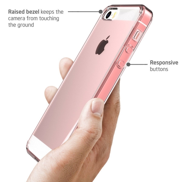 i-Blason iPhone SE Halo Serisi Klf-Rosegold