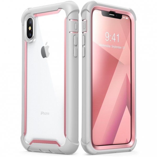 i-Blason Apple iPhone X Ares Bumper Klf-Pink