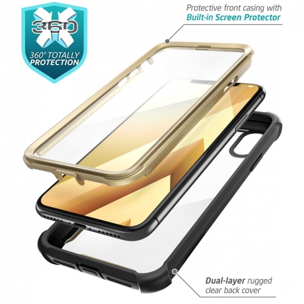 i-Blason Apple iPhone XS / X Ares Bumper Klf-Gold