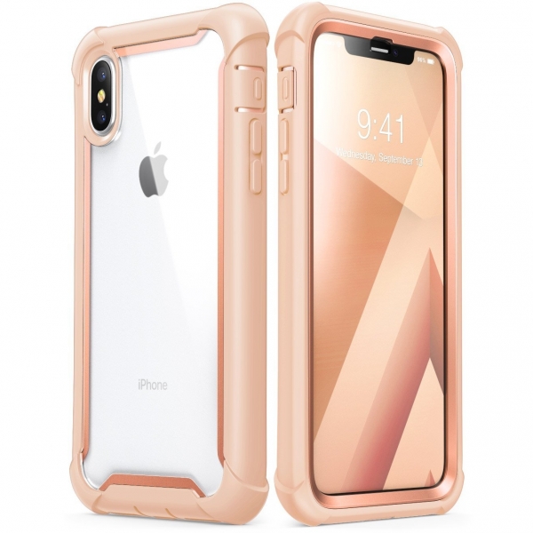 i-Blason Apple iPhone XS / X Ares Bumper Klf-Blush Gold