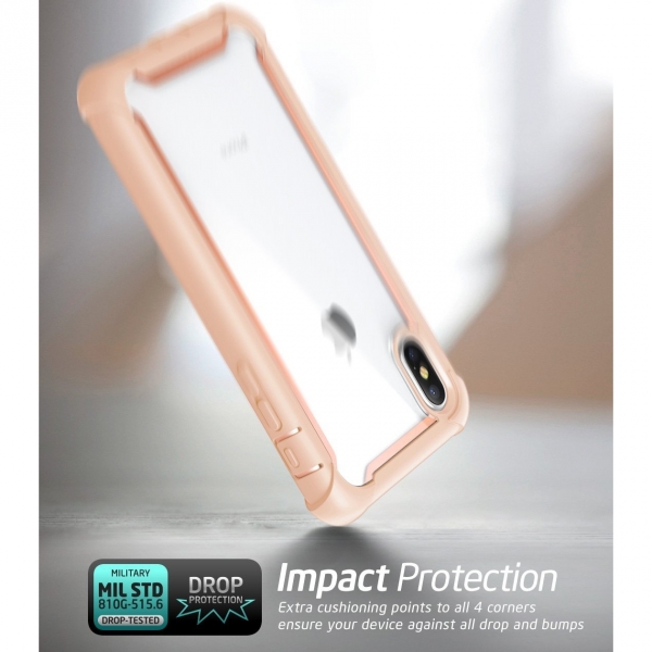 i-Blason Apple iPhone XS / X Ares Bumper Klf-Blush Gold