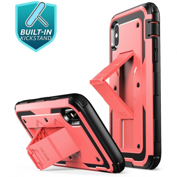 i-Blason Apple iPhone X Armorbox Kickstand Bumper Klf-Pink