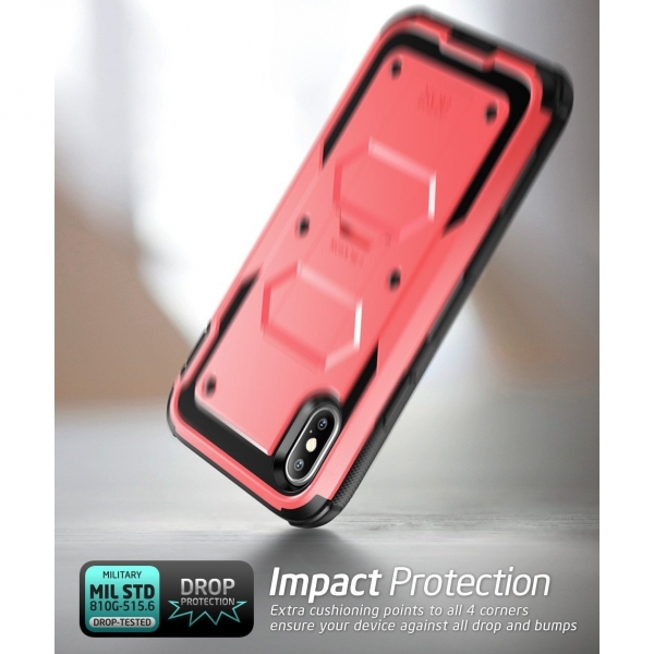 i-Blason Apple iPhone X Armorbox Kickstand Bumper Klf-Pink