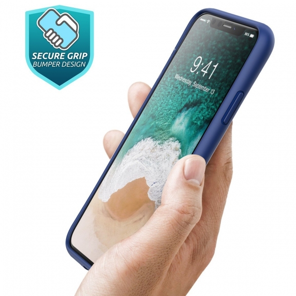 i-Blason Apple iPhone XS / X Halo Serisi Klf-Navy  