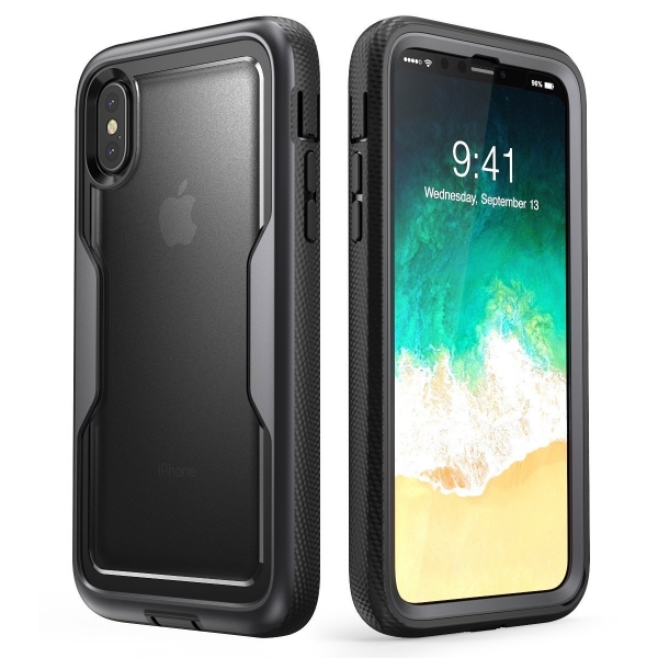 i-Blason Apple iPhone X Magma Serisi Bumper Klf-Black