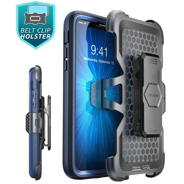 i-Blason Apple iPhone XS / X Magma Serisi Bumper Klf-Metallic Blue