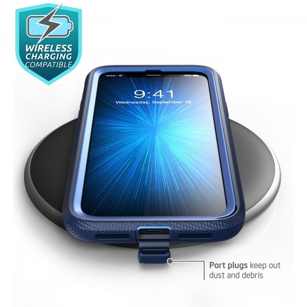 i-Blason Apple iPhone XS / X Magma Serisi Bumper Klf-Metallic Blue