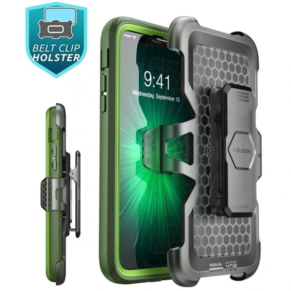 i-Blason Apple iPhone XS / X Magma Serisi Bumper Klf-Metallic Green