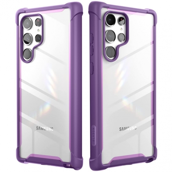 i-Blason Ares Serisi Galaxy S22 Ultra Klf-Purple