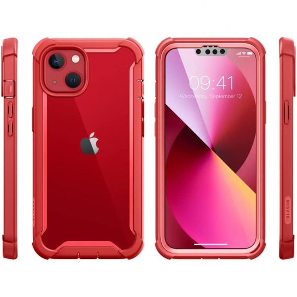i-Blason Ares Serisi iPhone 13 Klf-Red