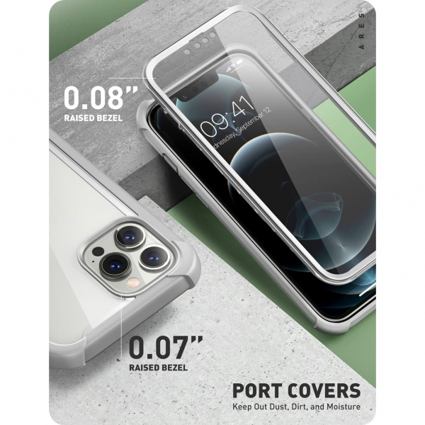 i-Blason Ares Serisi iPhone 13 Pro Klf-Gray