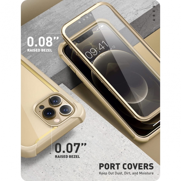 i-Blason Ares Serisi iPhone 13 Pro Klf-Beige