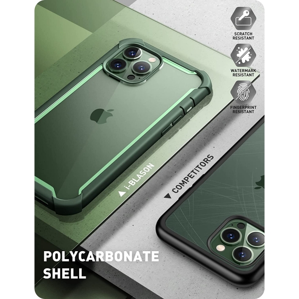 i-Blason Ares Serisi iPhone 13 Pro Klf-Green